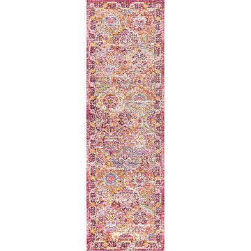 Flori Bohemian Medallion Area Rug